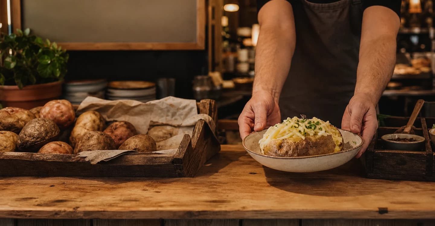 Platos de real food sobre una mesa